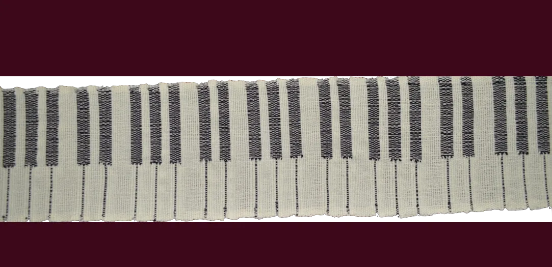 Piano keyboard scarf!