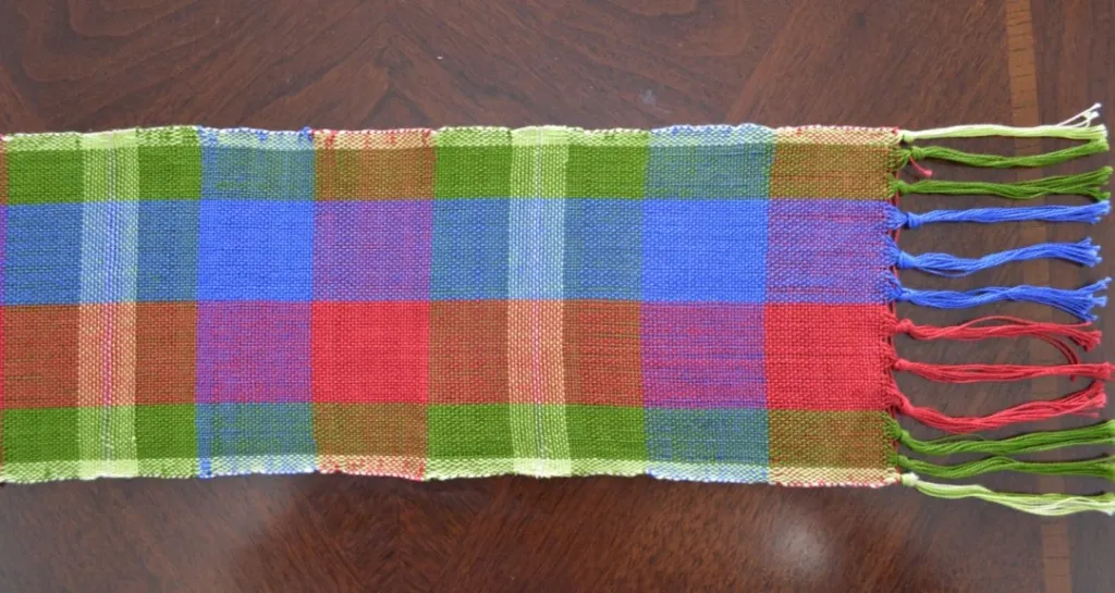 Pascals triangle in weaving