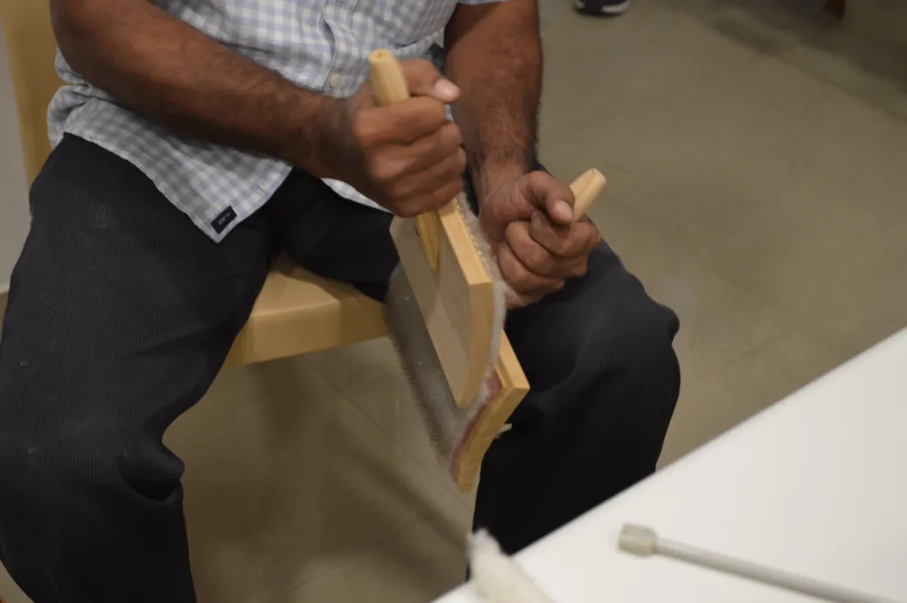 hand carding