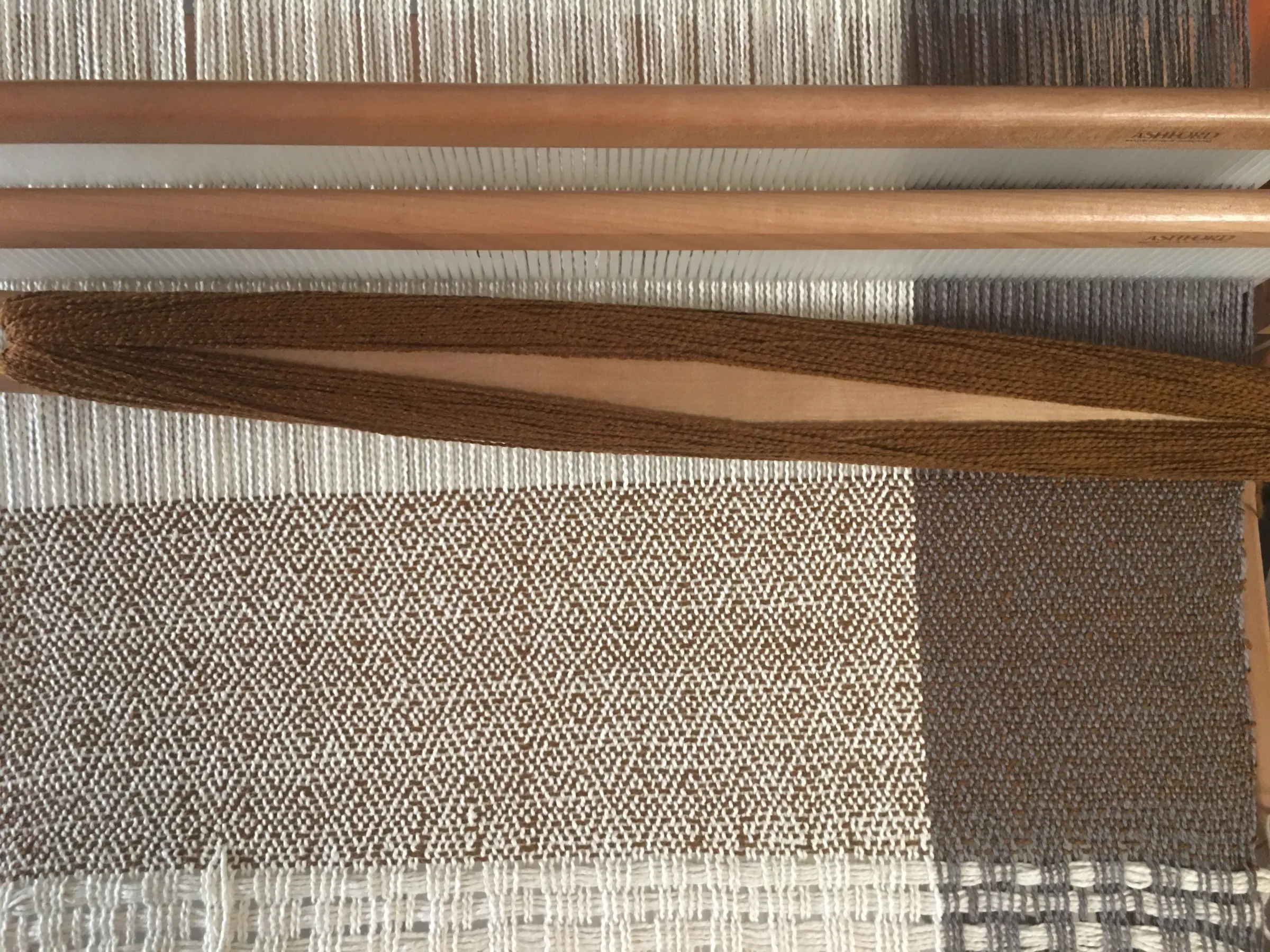 Diamond twill on Rigid heddle loom