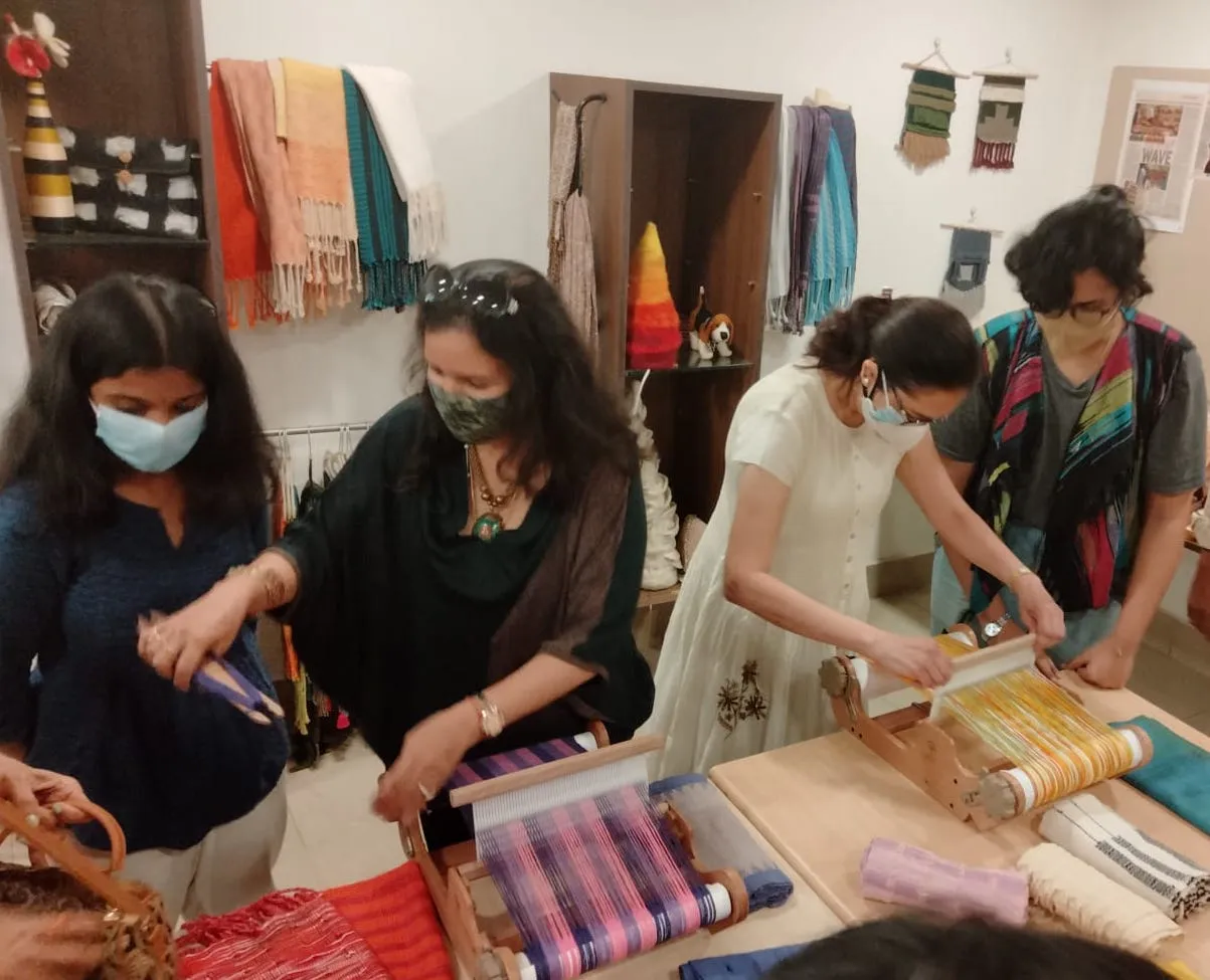 National handloom day at the studio