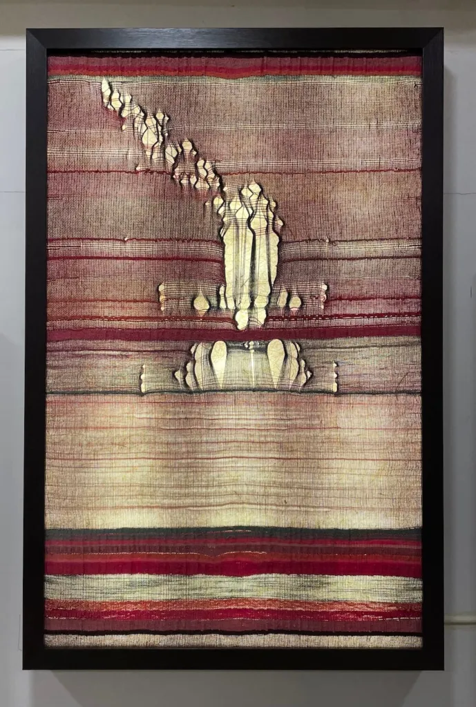 SAORI weaving