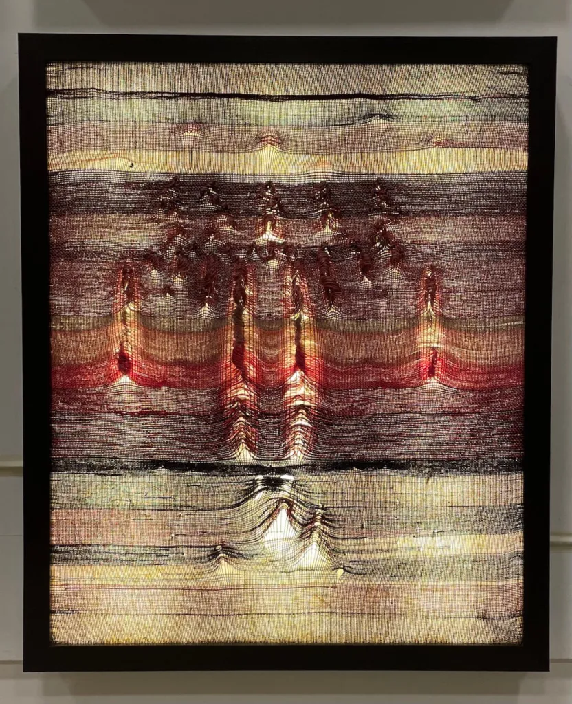 SAORI weaving
