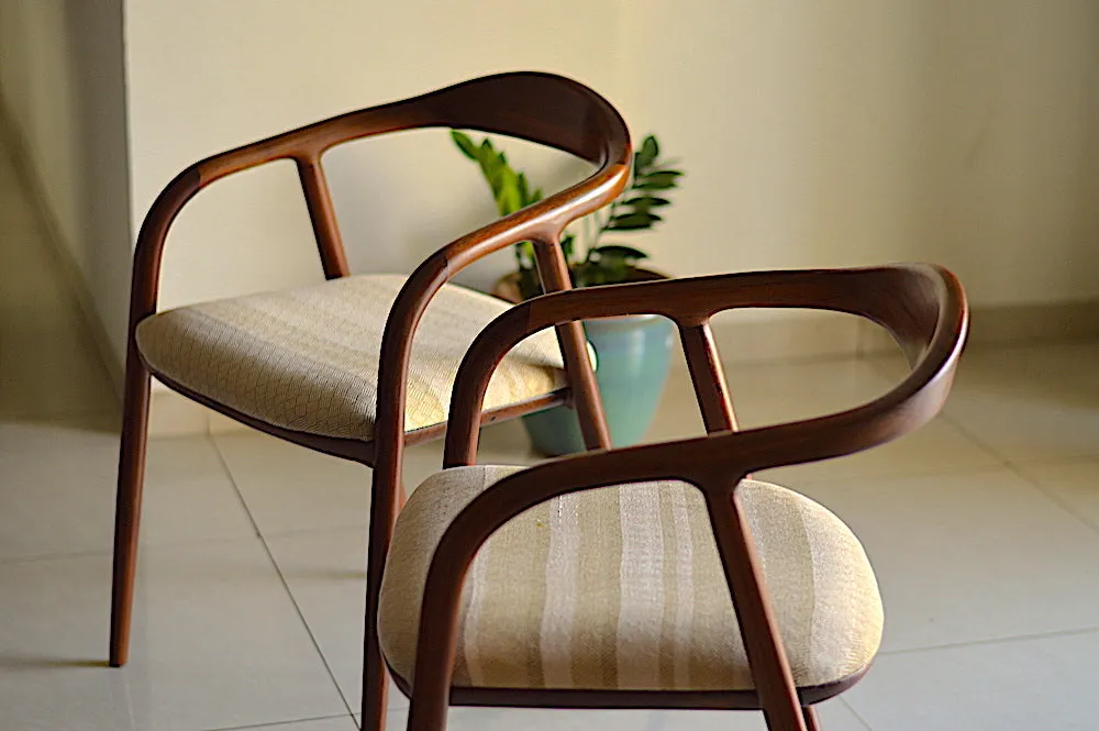 hand woven upholstery for dining chairs