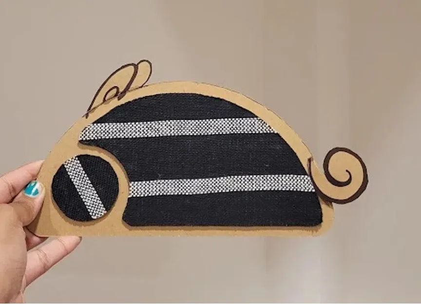 coaster woven by children