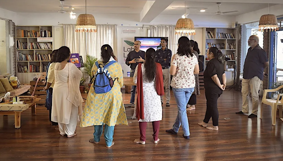 Spreading the wings of joy to Bangalore - weaving workshops