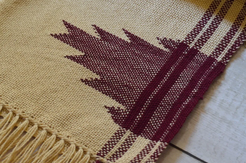 Kanjeevaram korvai weaving with Rigid Heddle hobby loom