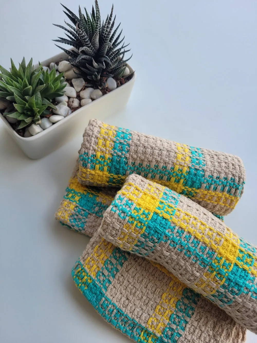 Waffle weave on Rigid Heddle loom